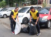 Polres Metro Jakarta Pusat Gelar Green Policing dan Kurve, Wujudkan Lingkungan Mako yang Bersih dan Asri